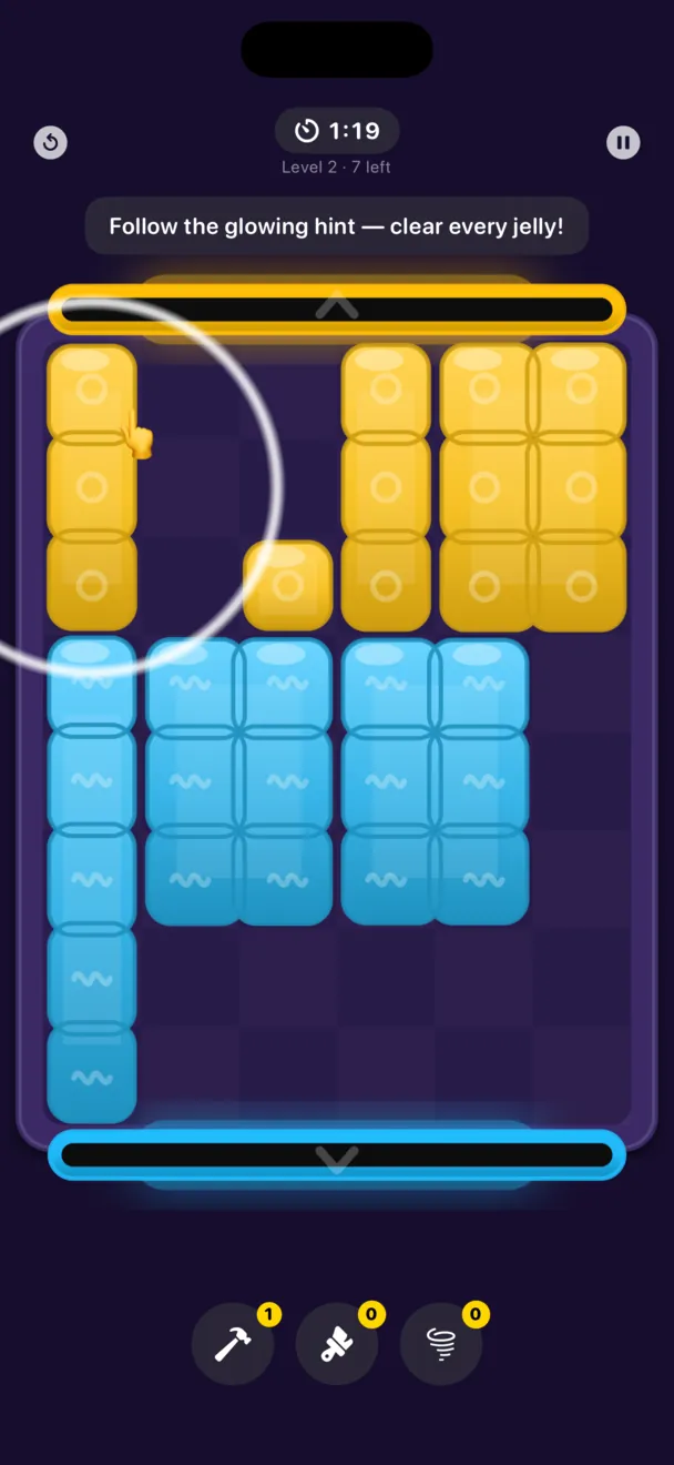 Jelly Gates — colour-slide gameplay