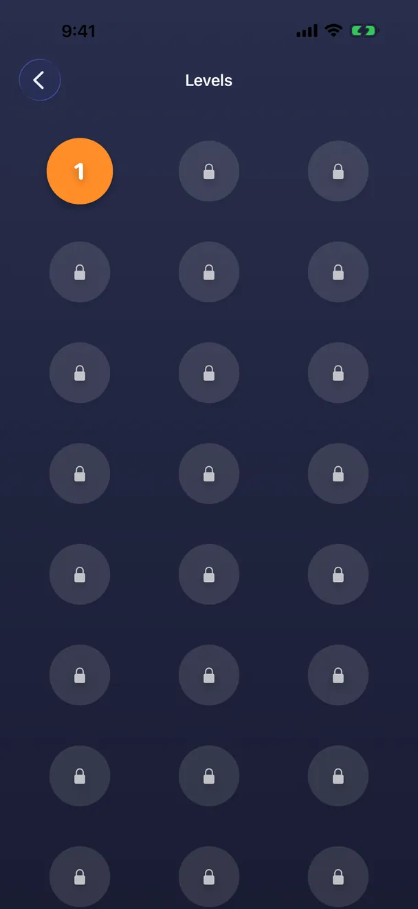 Screw Sort — level map
