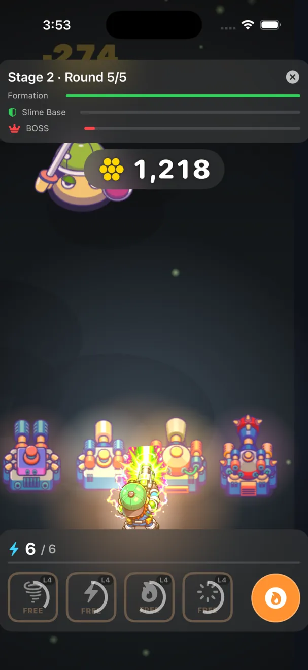 Slime Siege — boss showdown 5